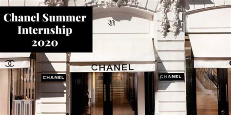 internship at chanel|Chanel summer internship.